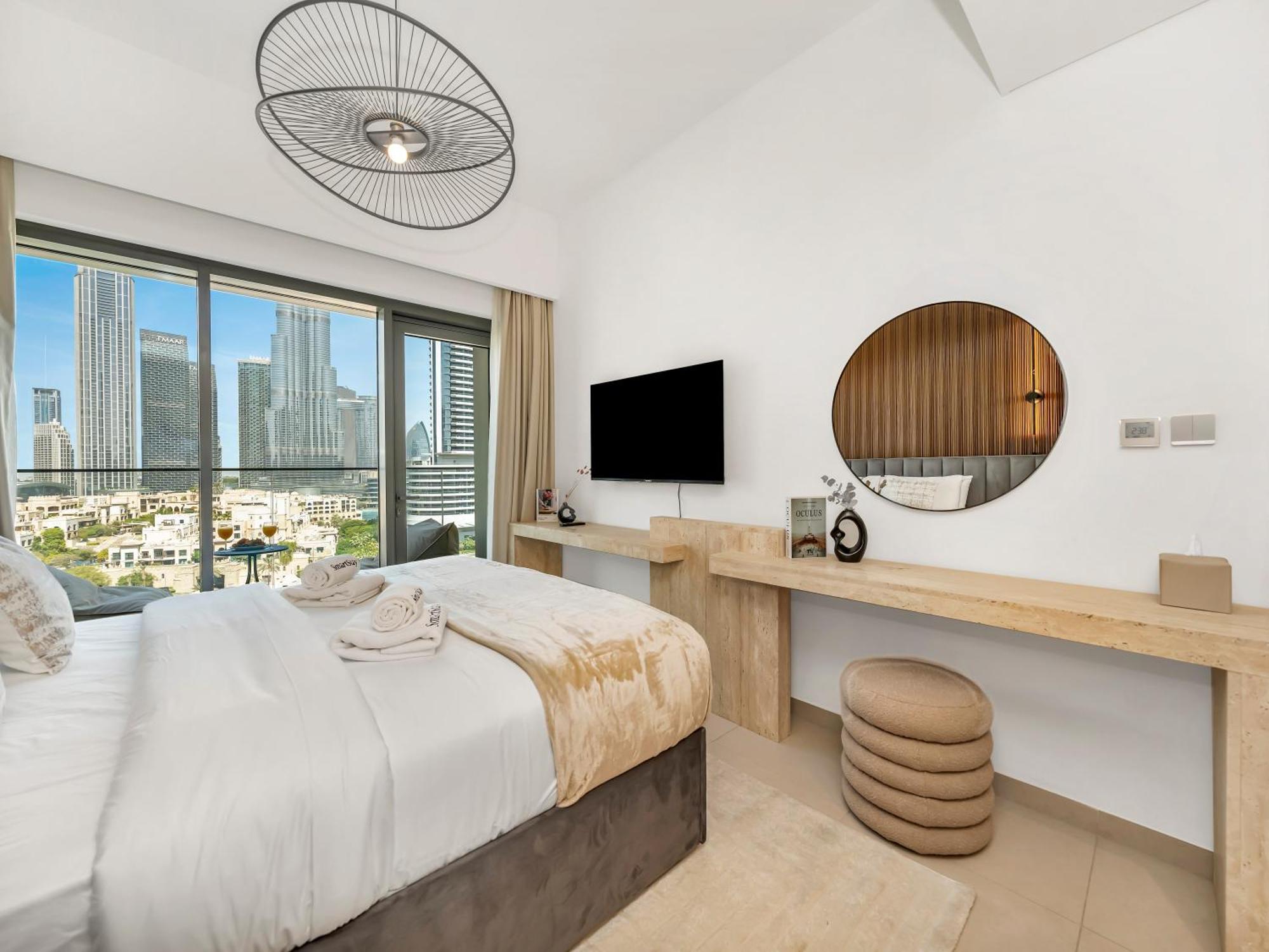 Smartstay At Burj Royale - Full Burj Khalifa View - Brand New Luxury Apartments Dubai Exterior foto